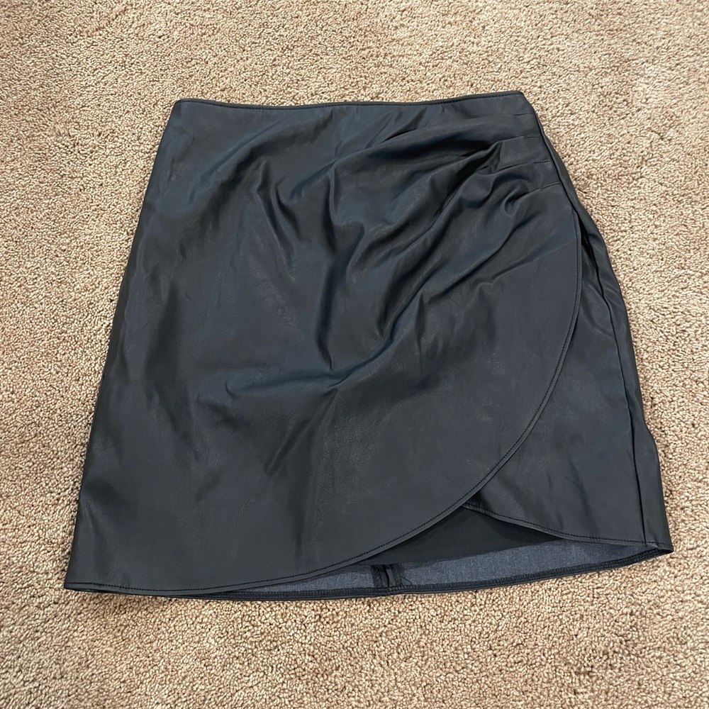 Abercrombie leather skirt